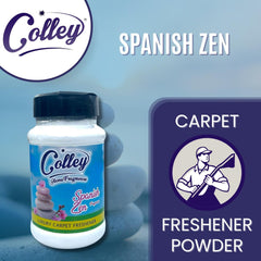 Colley Home Fragrances Spanish Zen Fragrance Carpet Fabric Freshener Powder 500g