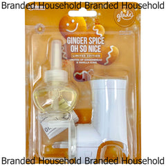 Glade Electric Plugins Scented Oil Refill Home Air Freshener Ginger Spice 20ml