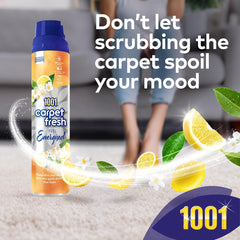 1001 Carpet Fresh Foam Spray Long Freshness Spring Feel Energised 300ml