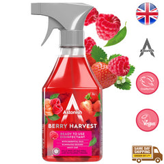 Astonish Disinfectant Ready To Use Surface Cleaner Spray Berry Harvest 550ml