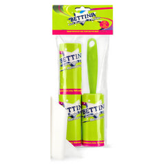 Bettina Lint Roller + 2 Refills Easily Removes Fluff Pet Hair Mess Free Cleaning