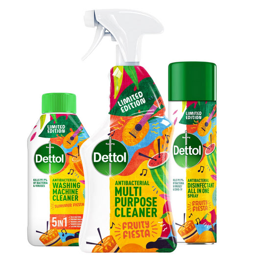 Dettol Disinfectant Multi-Purpose Washing Machine Cleaner Spray Liquid Bundleset