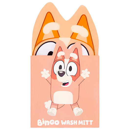 Bluey Body Hand Bingo Wash Mitt For Kids Bath Massage Soft On Skin