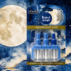 Perfect Scents Moonlight Oud 3 Scent Refills – Arabic Collection Air Freshener