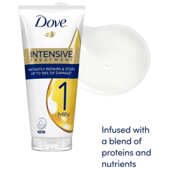 Dove 1 Minute Intensive Treatment Conditioner Instantly Repairs and Stops Up to 98% of Damage 170ml