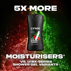 Lynx Africa Body Wash 225ml – Mandarin & Sandalwood Shower Gel