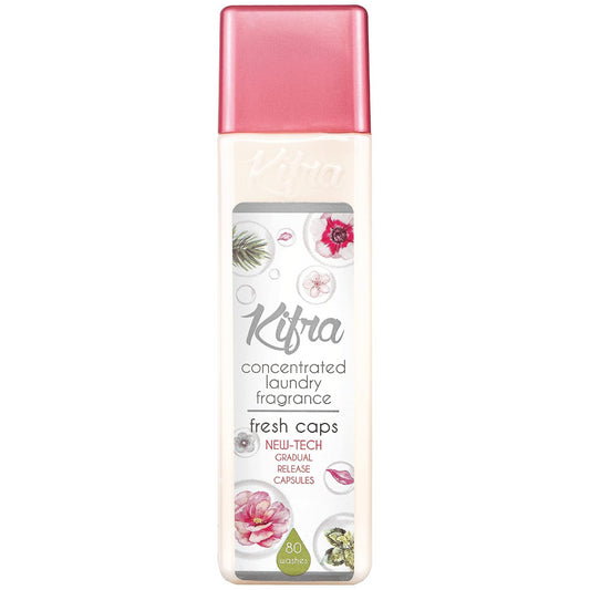 Kifra Fresh Caps Concentrated Laundry Rinse Fragrance Gentle Clothes 200ml