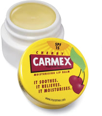Carmex Moisturise Lip Blam Pot Dry Lips Hydrate Protection Spf15 Cherry 7.5G
