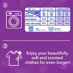 Asevi Laundry Detergent Protects Colours Liquid Fabric Clothes 40 Washes 2.4L