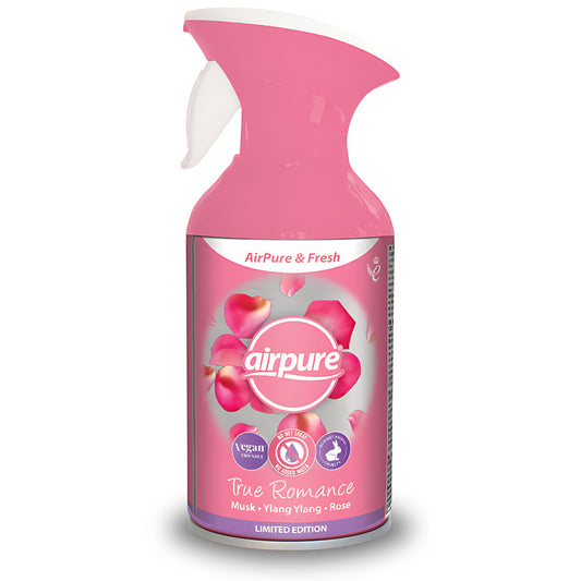 Airpure Fresh Home Room Air Freshener Spray True Romance Fragrance 250ml