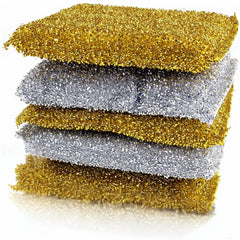Bettina Scouring Wizards Pads 5pcs Non Abrasive Cleaning Delicate Surfaces