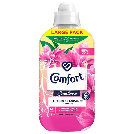 Comfort Fabric Conditioner Clothes 48 Washes Honeysuckle & Sandalwood 1.44L