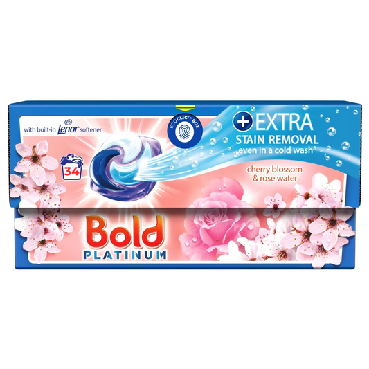 Bold All In 1 Pods Laundry Detergent Tablet For Wahsing Stain Remover 34 Washes