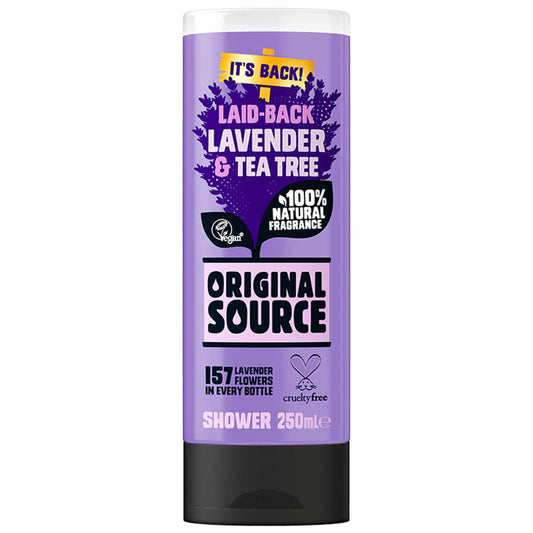Original Source Shower Gel Laid-Back Lavender & Tea Tree Natural Scent 250ml