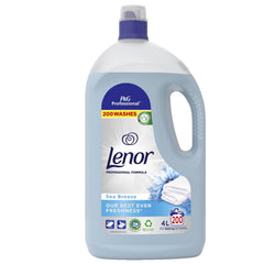 Lenor Professional Fabric Conditioner Liquid Freshener Sea Breeze 200 Washes 4L