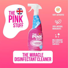 The Pink Stuff Power Disinfectant Cleaner Spray Multi-Purpose Streak Free 850ml