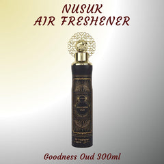 Nusuk Air Freshener Bundle Set Goodness Oud Refresh Office Rooms Spray 300ml