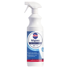 Nilco Nilglass Window Glass Cleaner Spray Smear Streak Free Clean Mirror 1L