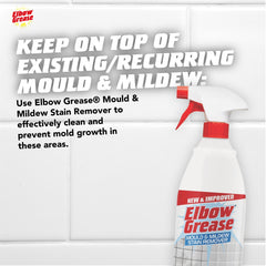 Elbow Grease Black Mould & Mildew Stain Remover Spray Cleans Walls Tile 700ml