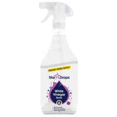 Stardrops White Vinegar Multi Purpose Limescale Remover Natural Cleaning Spray