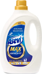 Asevi Max Power Bio Fabric Laundry Detergent Liquid Concentrate 50 Washes 2.5L