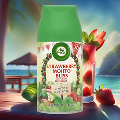 Air Wick Freshmatic Refill 250ml Bundle | Strawberry Mojito Bliss, Peony Garden Party, Morning Meadow