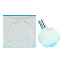 Hermes Eau Des Merveilles Bleue Refillable Eau de Toilette 30ml Women Spray