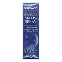 Derma V10 Lavender Pillow Spray 30ml Sleep Aid Aromatherapy