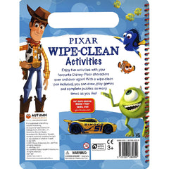 Disney Pixar Wipe Clean Activities Book For Kids Children Draw Write Repeat