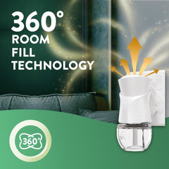 Air Wick Plug in Diffuser Cosy Cottage Frosty Roses Snowberry Air Freshener Scen