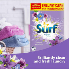 Surf Lavender & Spring Jasmine Laundry Detergent Washing Powder 23 Washes 1150g