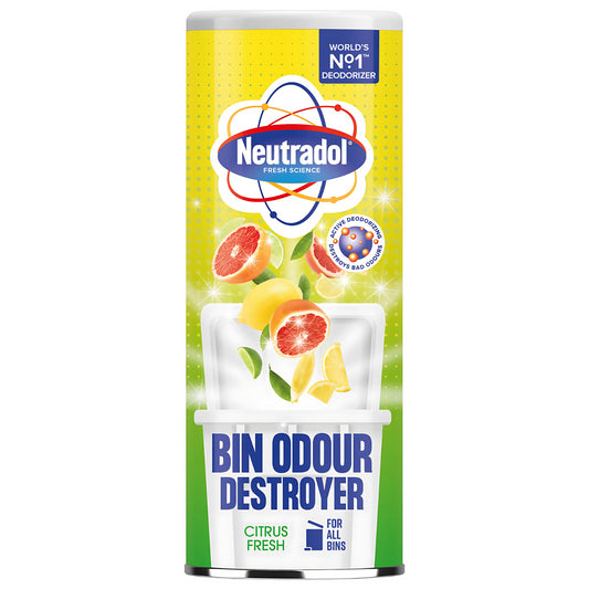 Neutradol Dust Bin Freshener Odour Destroyer Powder Citrus Fresh Fragrance 350G