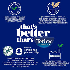 Tetley Tea Herbal Bags Pure Green Individually Wrapped Sachets