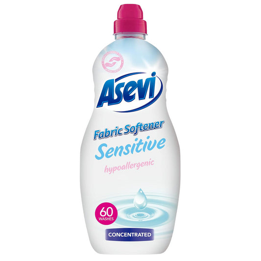 Asevi Clothes Fabric Softener Senstive Laundry Liquid Long Last 60 Washes 1.38L