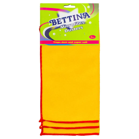 Bettina Super Soft Microfibre Dusters Trap Dust Effectively Scratch-Free 3 Cloth