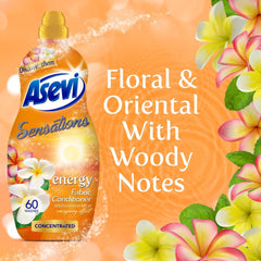 Asevi Fabric Conditioner Concentrate Energy Laundry Liquid 60 Washes 1.32L