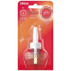 Glade Electric Plugin Citrus Sunny Beat Scented Oil Fragrance Air Refill 20ml