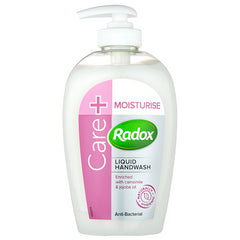Radox Hand Wash Liquid Anti Bacterial Handwash Pump Moisturise Skin 250ml