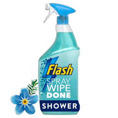 Flash Spray Wipe Done Alpine Fresh Shower Bathroom Surfaces Removes Water Marks