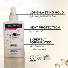 John Frieda PROfiller+ Thickening Spray 150ml for Fine & Thin Hair