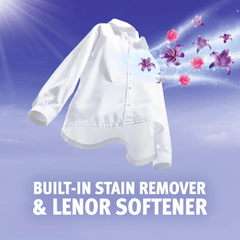 Bold Exotic Bloom & Moonlight Lily Laundry Pods 60 Washes 1182g Lenor Softener Stain Remover