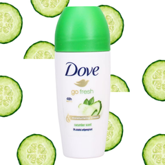 Dove Go Fresh Cucumber Roll On Deodorant 50ml 48H Antiperspirant