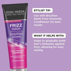 John Frieda Frizz Ease Brazilian Sleek Frizz Immunity Shampoo 250ml