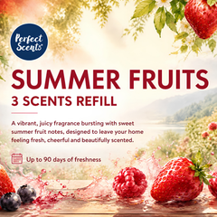Perfect Scents Summer Fruits Air Freshener Refills – 3 Scent, 20ml