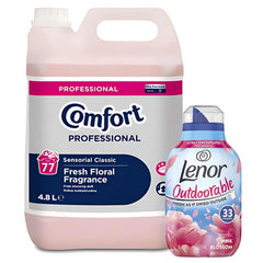 Comfort Fabric Conditioner 4.8L 77W Lenor Outdoorable 462ml 33W Bundle Set