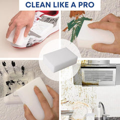 Oven Pride Erase Away Non Chemical Magic Sponge Multi Surface Free Cleaning 2Pad