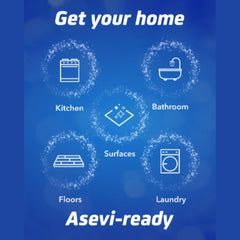 Asevi Laundry Detergent Deep Ocean Concentrated White Fabrics 44 Washes 2376ml