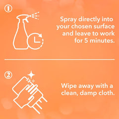 Asevi Disinfectant Power Degreaser Spray Kitchen Surface Grease Remover 750ml
