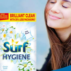 Surf Hygienic Clean Classic Fresh Bleach Sparkling Whit Detergent Washing Powder