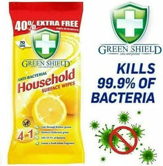 Green Shield Household Surface Cleaning Wipes Dirt Cleaner 70S